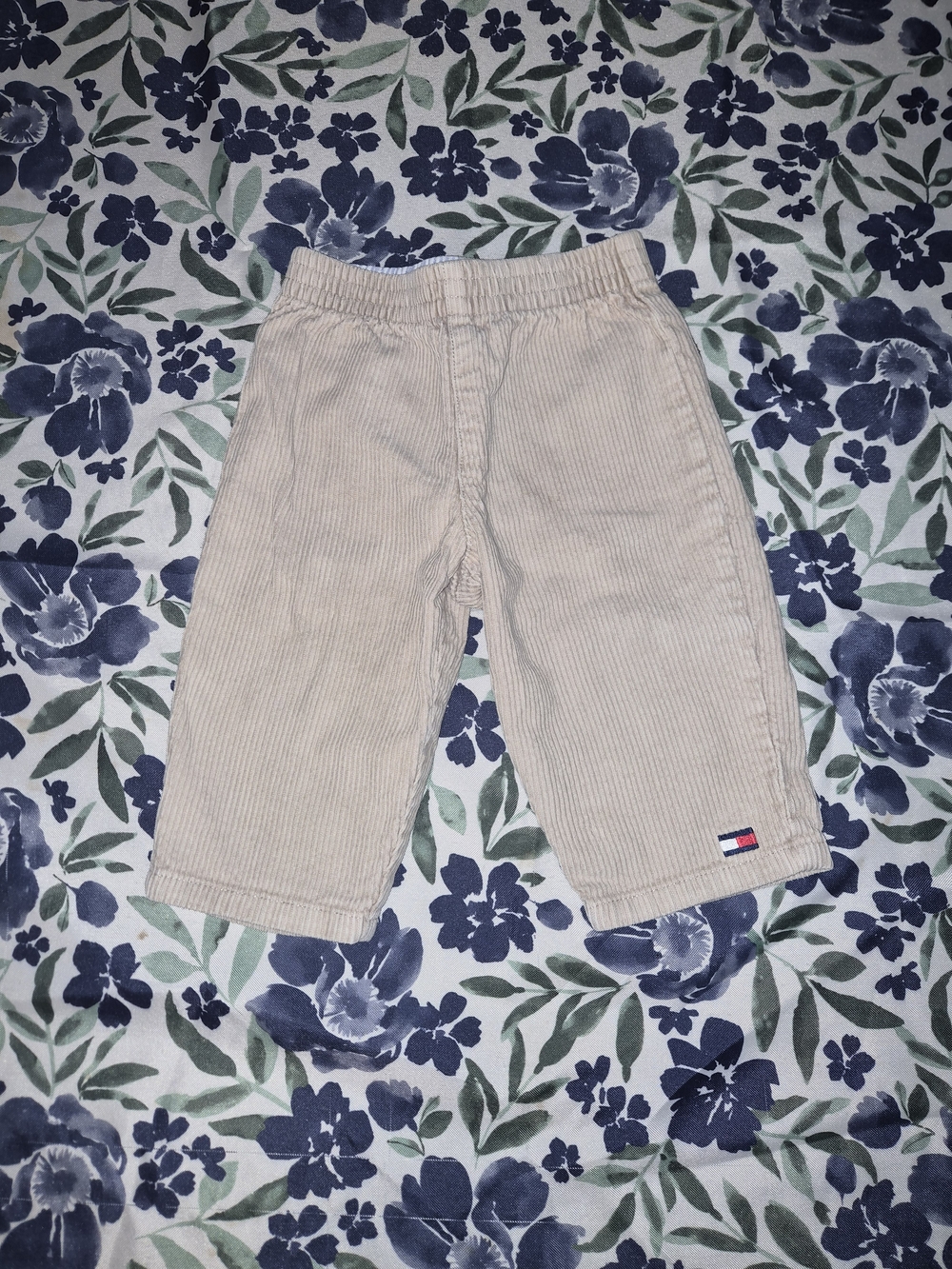 Tommy Hilfiger Kids Beige Corduroy Pants